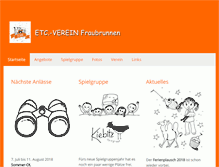 Tablet Screenshot of etc-fraubrunnen.ch